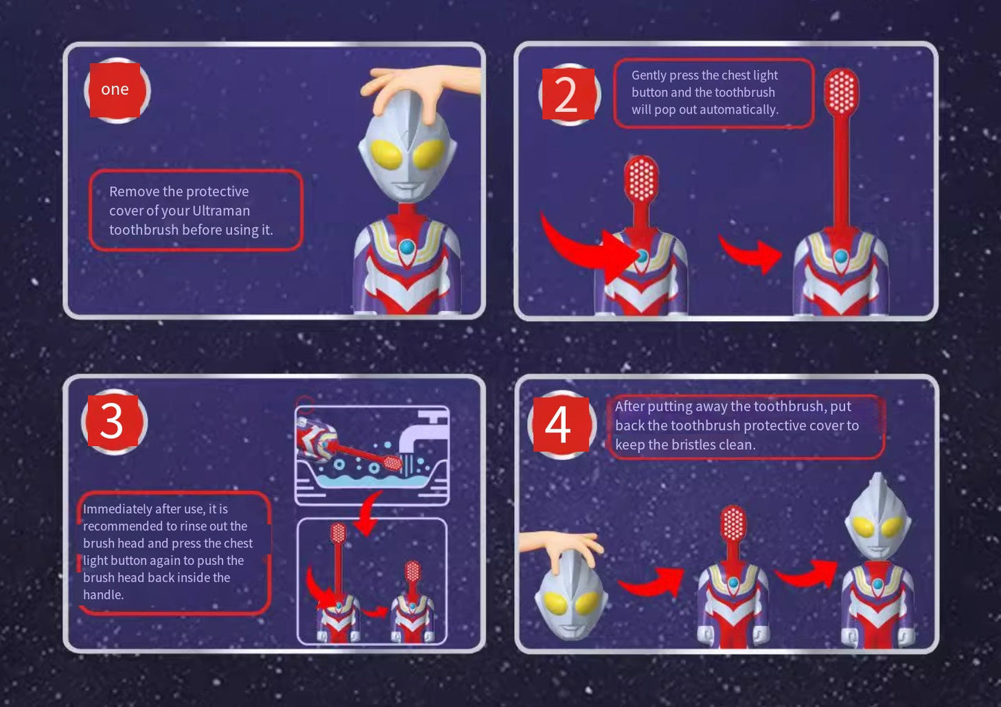 Ultraman toothbrush