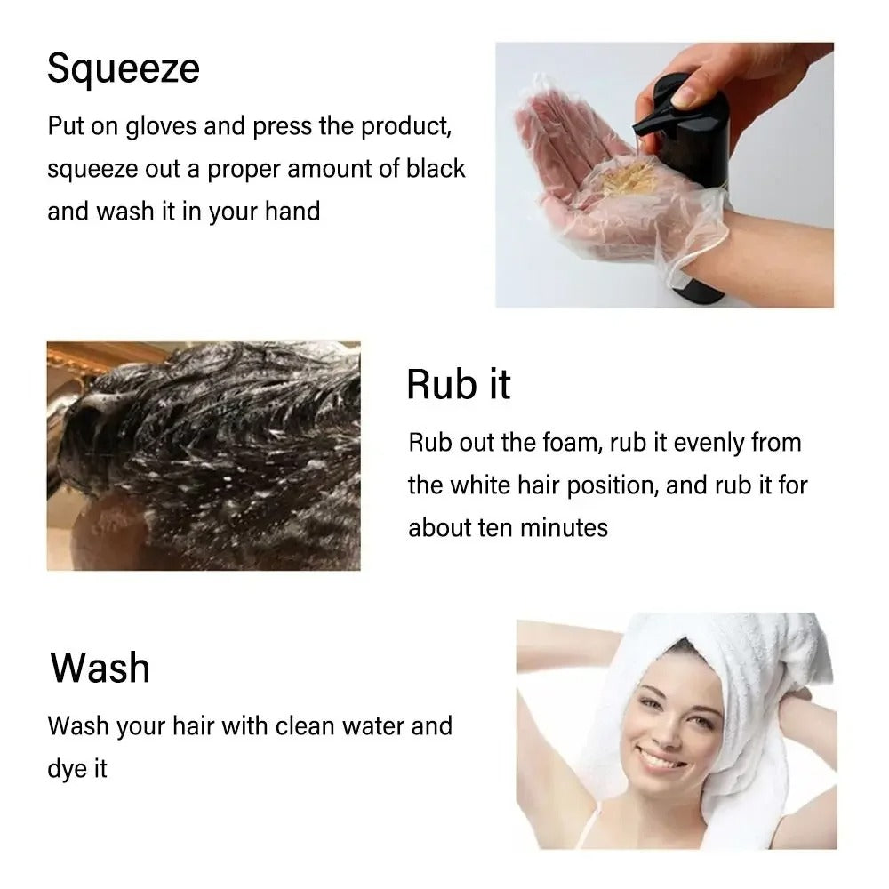 3 In 1 Instant Coloring Shampoo