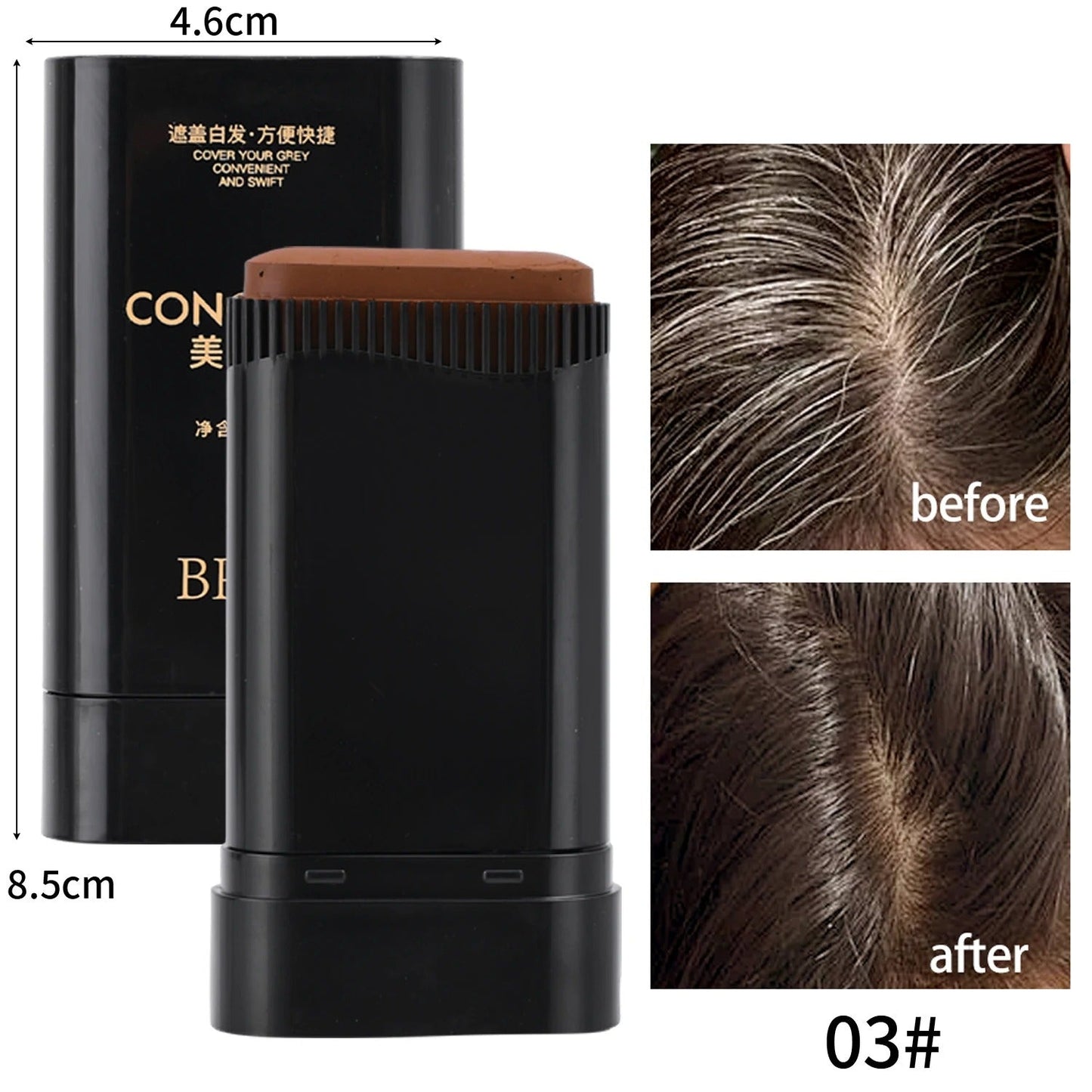 2in1 Hair Dye Stick