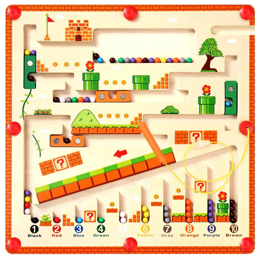 Wooden Magnetic Maze Board